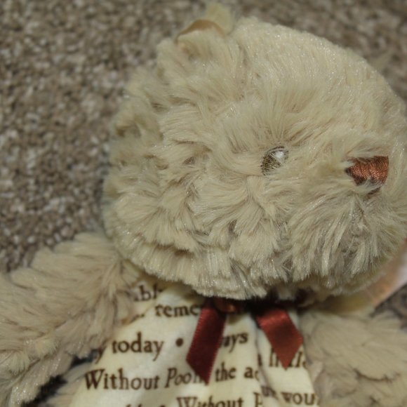 Disney Baby Kids Preferred Winnie the Pooh Security Blanket Lovey Plush Tan NWT - Picture 2 of 4